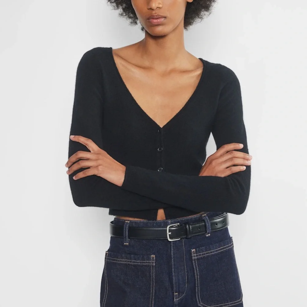 NWOT Aritzia Wilfred Santorini Cardigan - Picture 2 of 10